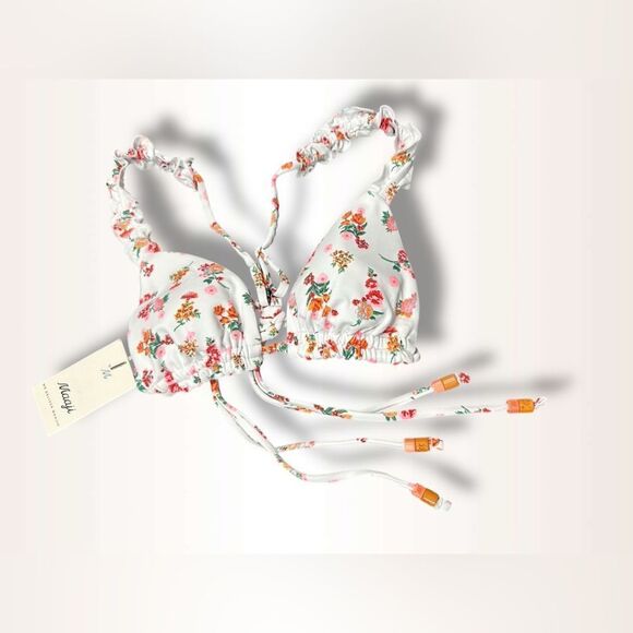 NEW MAAJI fressia sunset top Reversible in white Size M - Picture 4 of 12